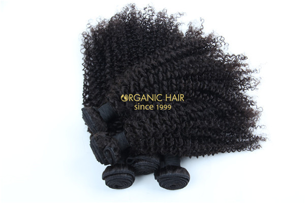 Cheap afro kinky curly human hair extensions